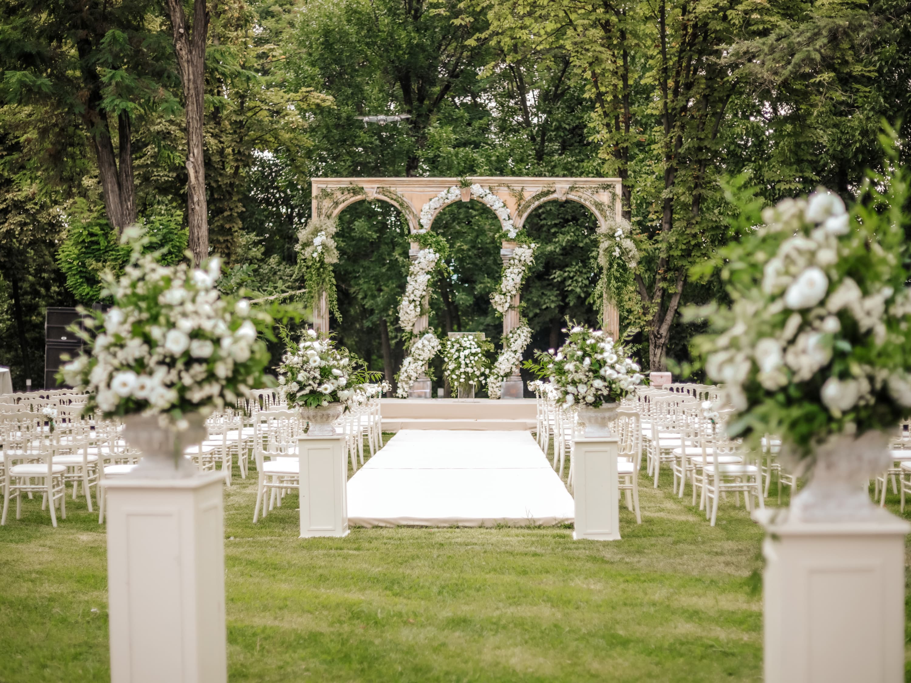 Outdoor wedding